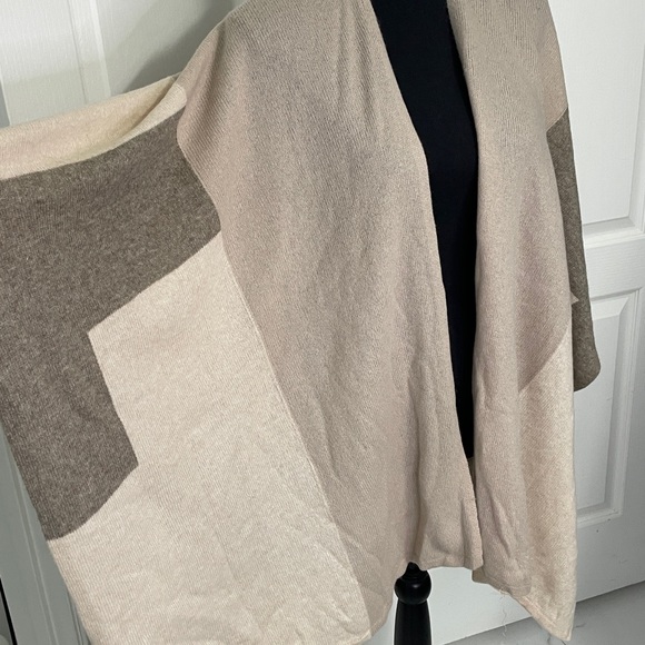 Charter Club pure Cashmere Luxury wrap shawl beige one size S M L XL super soft - Picture 4 of 12